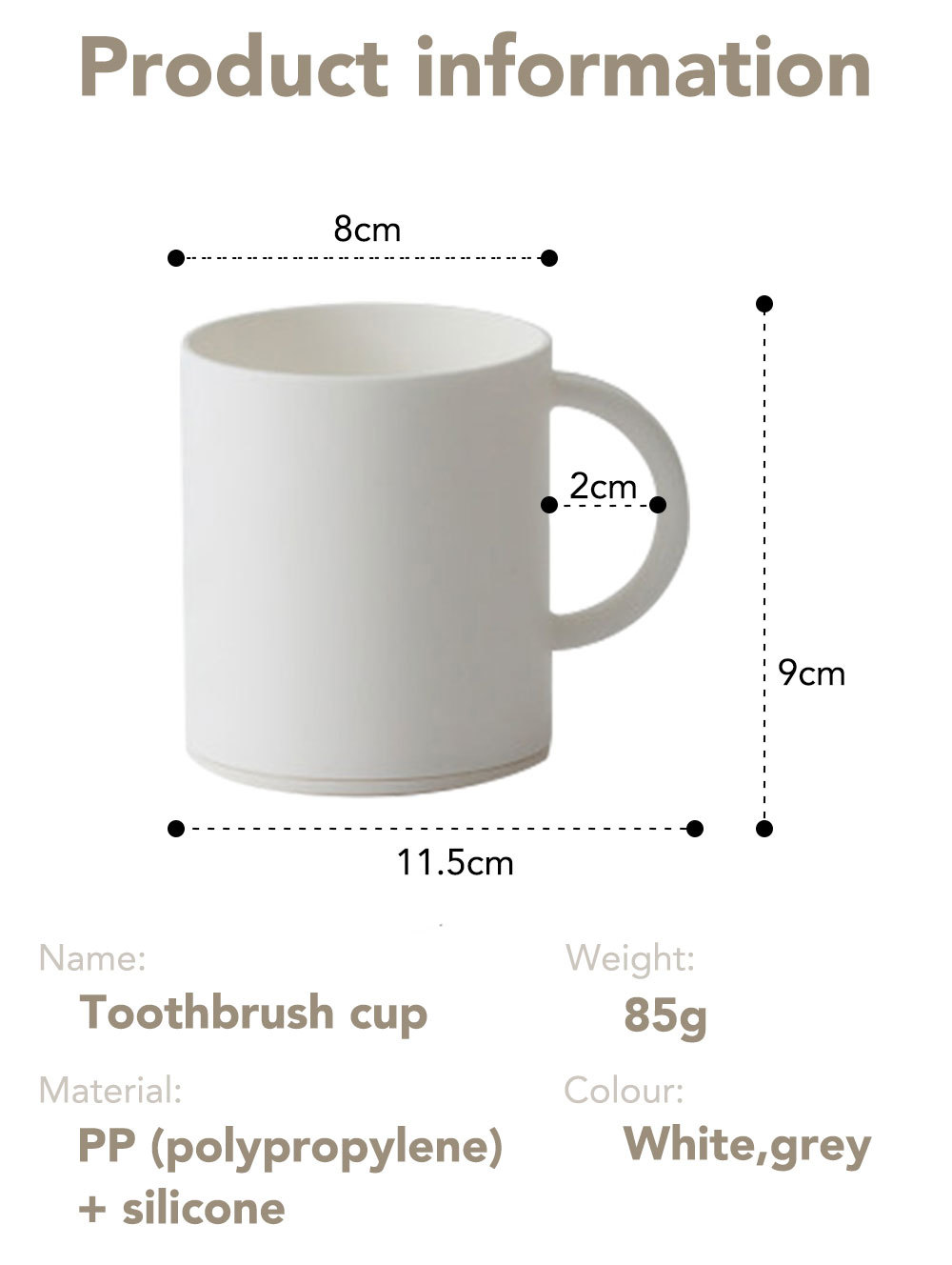 Toothbrush Cup with Handle-8